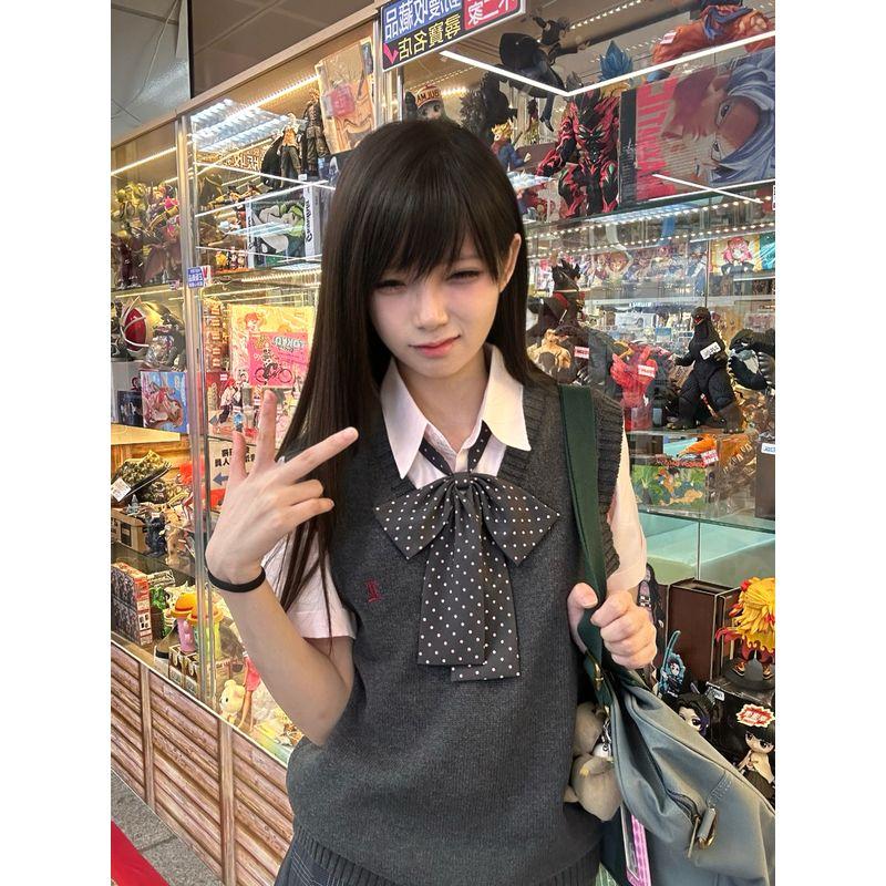 

JK Original Knitting Vest Cardigan for Schools Sense Vest