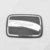 For Mitsubishi Xpander 2017- Accessory Glossy Chrome Silver Black Car Side Petrol Fuel Tank Cap Gas Cap Trim 2018