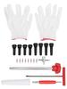 Complete Quick Change Tire Valve Tool Kit with 22 Essential Pieces