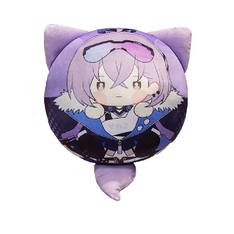 

Поезд Звездный Хонкай Плюшевая Игрушка Подушка Наполнитель из ПП Хлопка Приятный на ощупь Игровая Периферия Silver Wolf