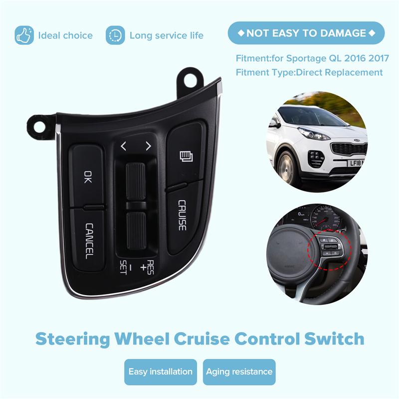 For Kia Sportage QL 2016 2017 Right Cruise Control Steering Wheel Switch 96720D9010
