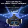 VR Glasses Adjustable 100-Degree Viewing Angle Stereo Sound Ultra-Clear Lens One-click Answer Watch Video Virtual Reality Goggles 3D Glasses Headset