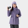 Women's 3-in-1 Fleece Lined Outdoor Jacket