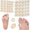 90 Pieces Corn Cushions, Soft Latex Foam Self Adhesive Callus Pads Corn Pad Anti Friction Reduce Foot And Heel Pain, 2 Models_Lucky_B