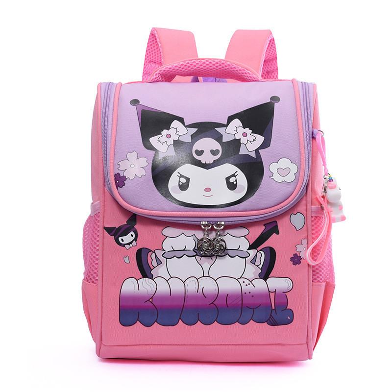 Durable Nylon Children's School Bag With Cute Cartoon Characters And Lightweight Features