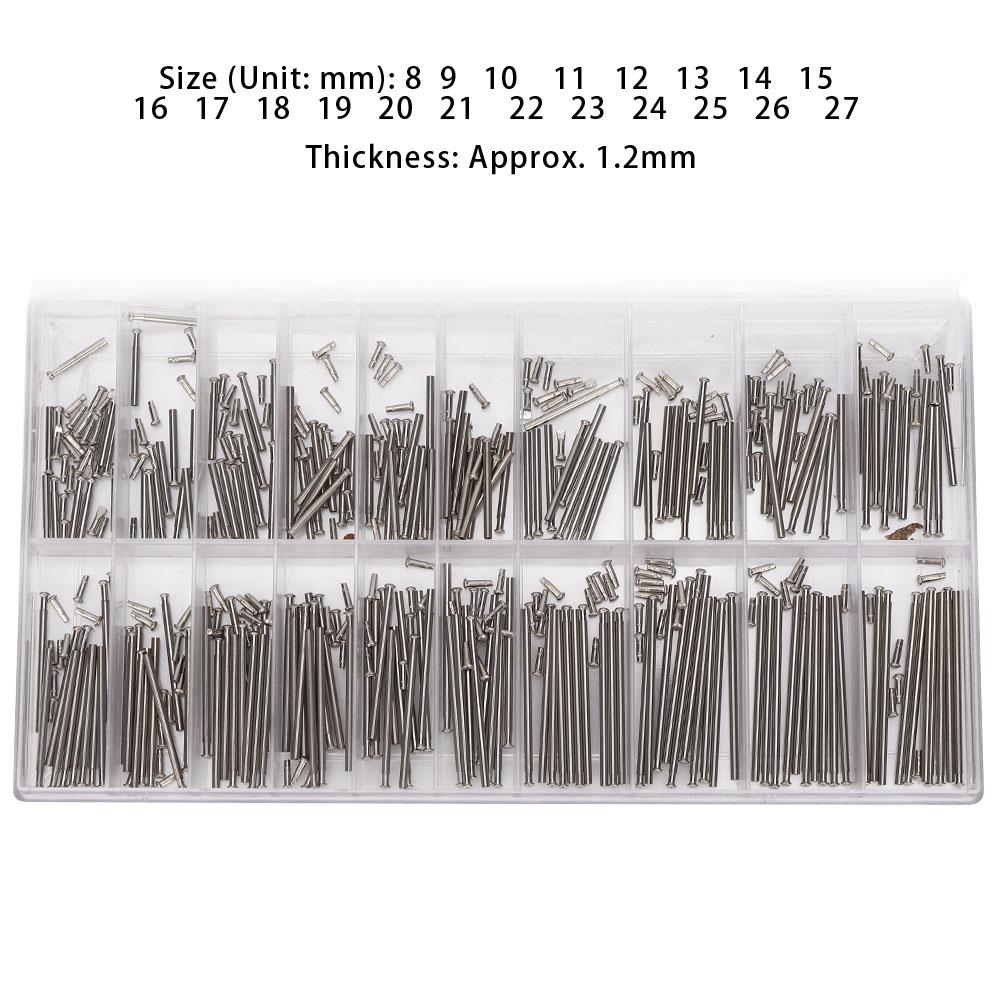 20sizes 1.2mm Watch Band Spring Strap Link Pin Watch Repairing Tool Accessory