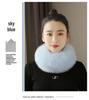 Celebrity Winter Fur Collar Scarf: Versatile Neck Warmer for Men & Women