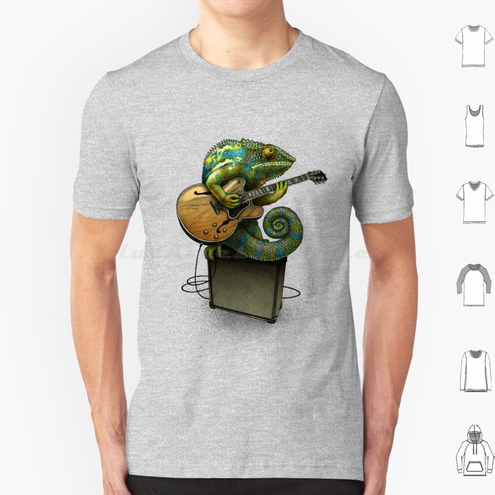 Chameleon Plays The Blues Plus A Few Other Colors Essential T Shirt Big Size 100 Cotton Chameleon Plays The Blues Plus A