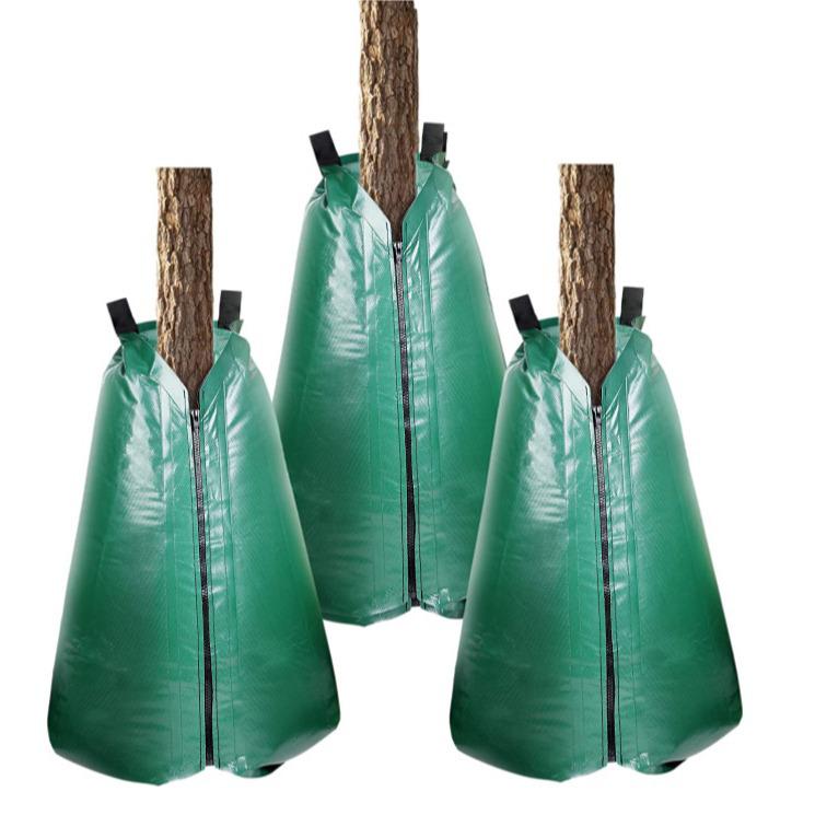 Borsa riutilizzabile per l'irrigazione degli alberi da 20 galloni - Borsa premium in PVC a rilascio lento per irrigazione a goccia