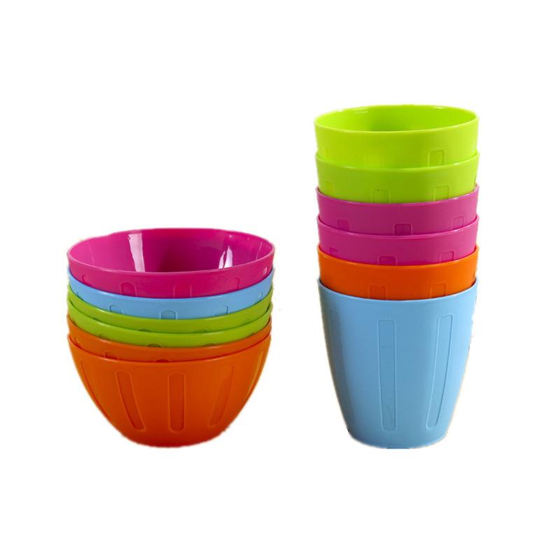 Creative Bowl, Colorful Salad Bowl, Shaved Ice Bowl, Ice Porridge Bowl, Ice Cream