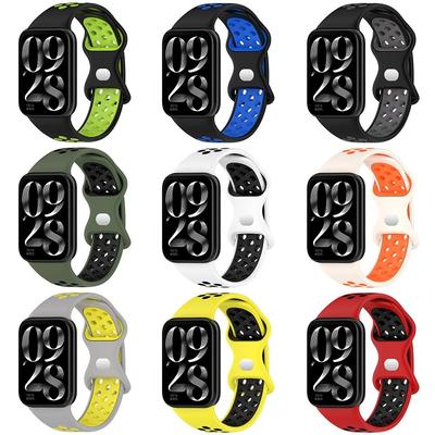 Correa de Silicona de Dos Colores Reemplazo Correa de Reloj Pulsera Nueva para Reloj Inteligente Xiaomi Band 8 Pro