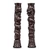 Karin Dragon Pillar Ornament: Solid Wood Twelve Zodiac Dragon Plate for Home Decor