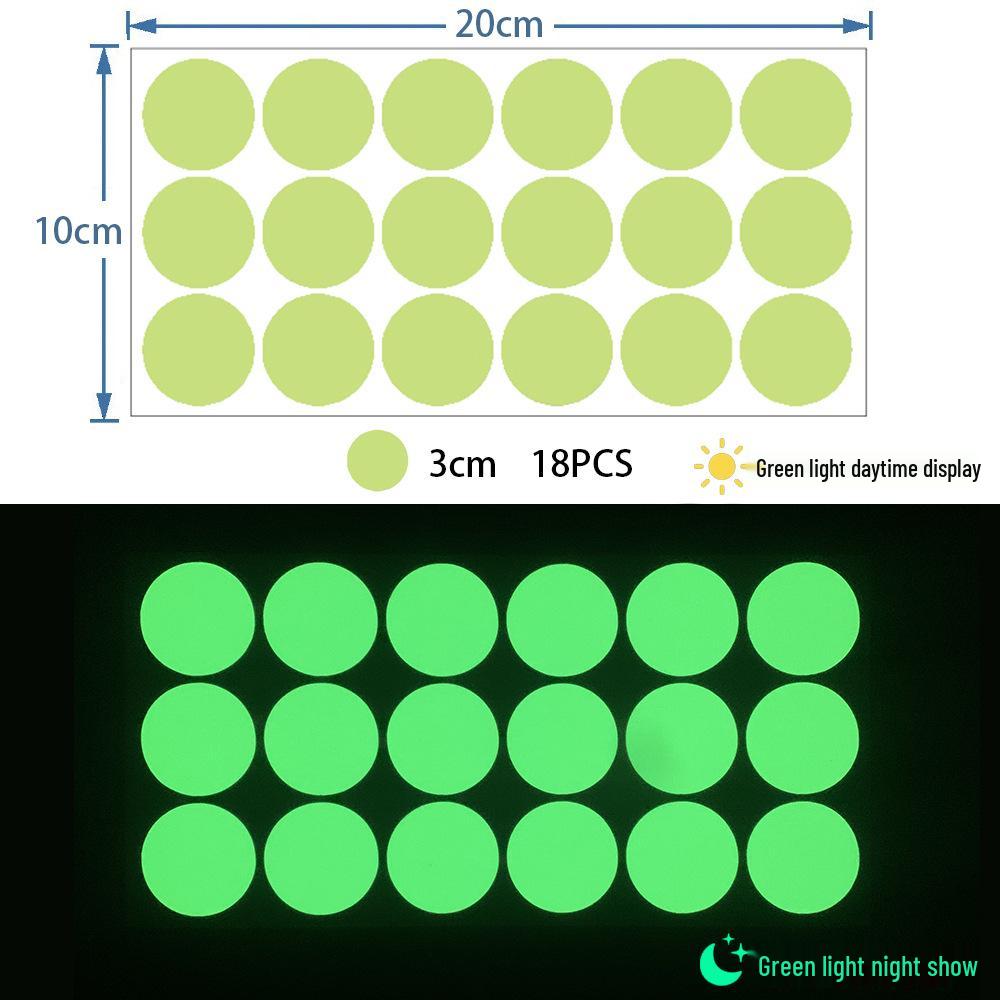 392 Glow-in-the-Dark Kids' Room DIY Wall Stickers - Self-Adhesive Luminous Dots for Decorative Switches
