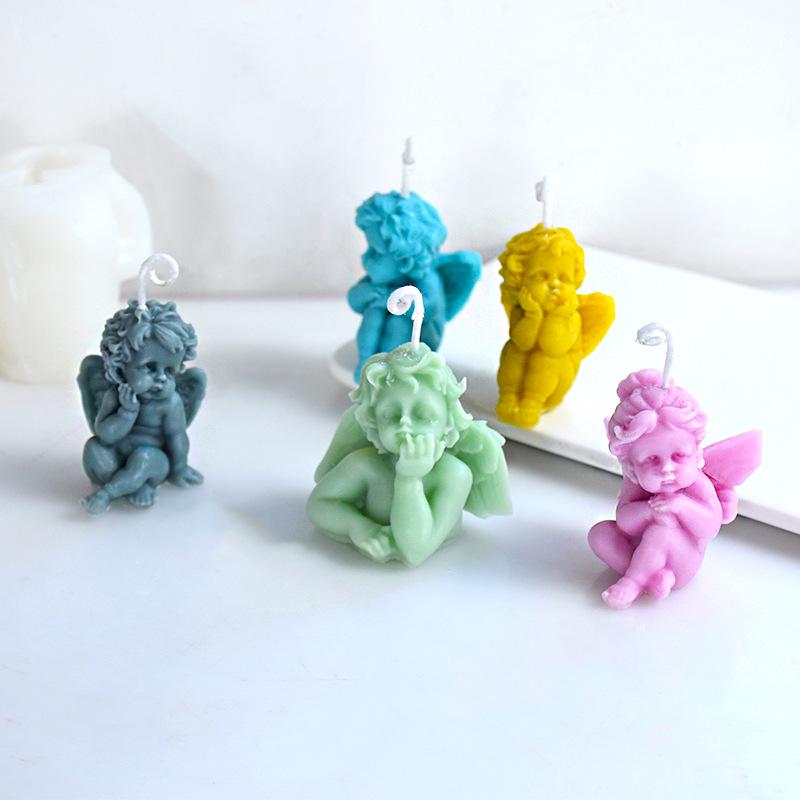 Angel Aroma Candle Silicone Mold for Home Decor