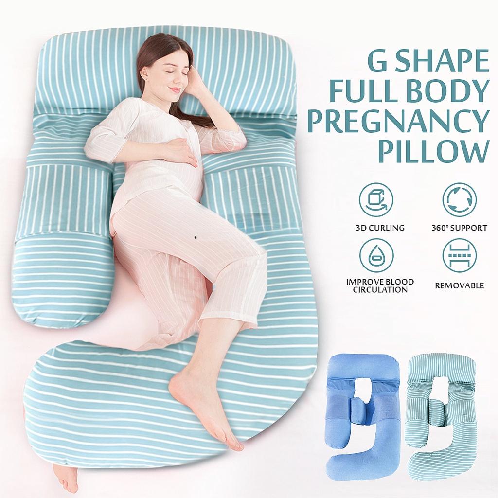 G Shape Design Pregnancy Pillow for Pregnant Lady Cotton Pillow Gift for Mother Baby Feeding for Mother Cushion