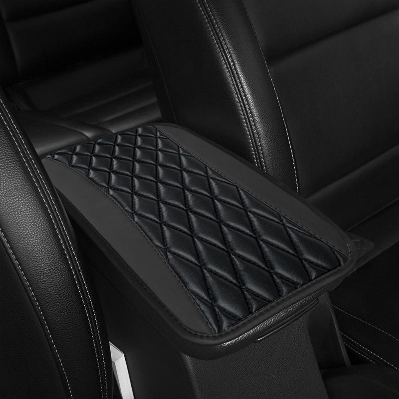 Universal Car Armrest Cover with Storage Bag – SUV/Sedan Console Protector