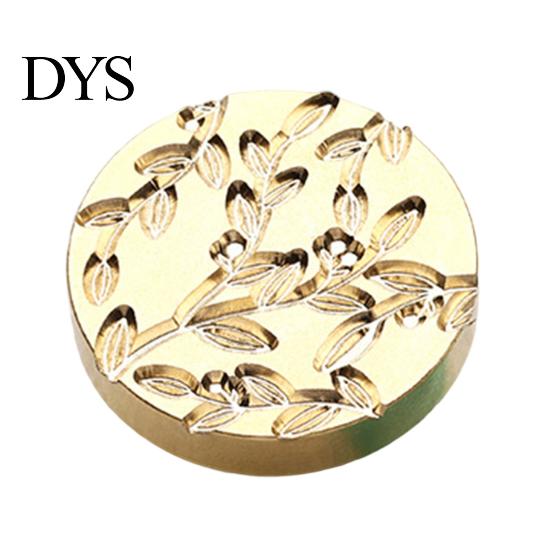 Miniature Seal Stamp Head Lily Floral Brass Wax Head, Cute Plant Themed Engraved Botanical Sealing for Journal Card Gift Wrapping Wedding Invitation