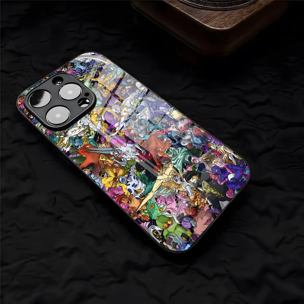 HOT Anime Jogo Phone Case For IPhone 17 Pro Max 16 15 14 Pro Max 13 11 X Xs Xr 8 7Plus Glass Cover