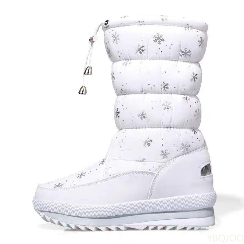 Fashion Women's New Winter Thick Warm Snow Boots Are Simple Comfortable Versatile Anti Slip Fashionable Women's Cotton Shoes