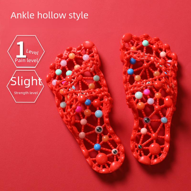 Papuci de masaj pentru femei de vară: Terapie pentru picioare, antiderapantă, uscare rapidă, utilizare în interior
