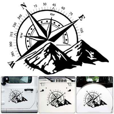 Self-adhesive Compass Pattern Car Door Body Sticker Decal Vehicle Styling Decor