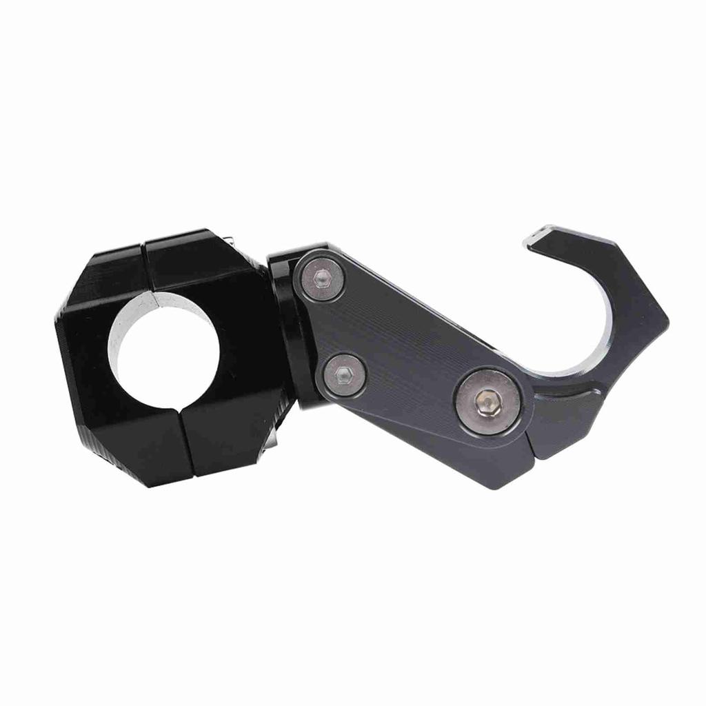 22mm Unversal Motorcycle Handlebar Hook for         ;Black: