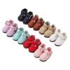 2.8cm * 1.2cm BJD Doll Shoes Mini Size PU Leather Doll Princess Shoes Fashion Design Multicolor Doll Leather Shoes DIY Dolls