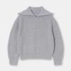 Damen Rollkragen Locker Revers Gestreifte Strickware Damen Pullover Halber Reißverschluss Lässig Mode Damen Pullover