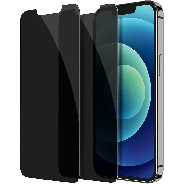 YMHML 2 Pack for iPhone 14 Pro Max Privacy Screen Protector, Upgrade Anti Spy Tempered Glass Privacy Screen for iPhone 14 Pro Max (6.7 Inch), Scratch