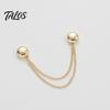 Trouser Leg Clips 2Pcs Magnetic Clothing Pin for Shortening Pants Legs, Button Clip Legs Shirt Sleeves Hems, Clothes Decorative with Chain No