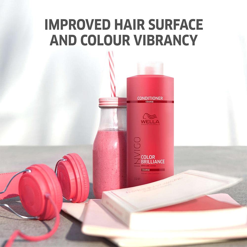 INVIGO Wella Professional Invigo Color Brilliance Lebendiger Farb-Conditioner 1000ml Behandlung 1,0 Liter (x 1)