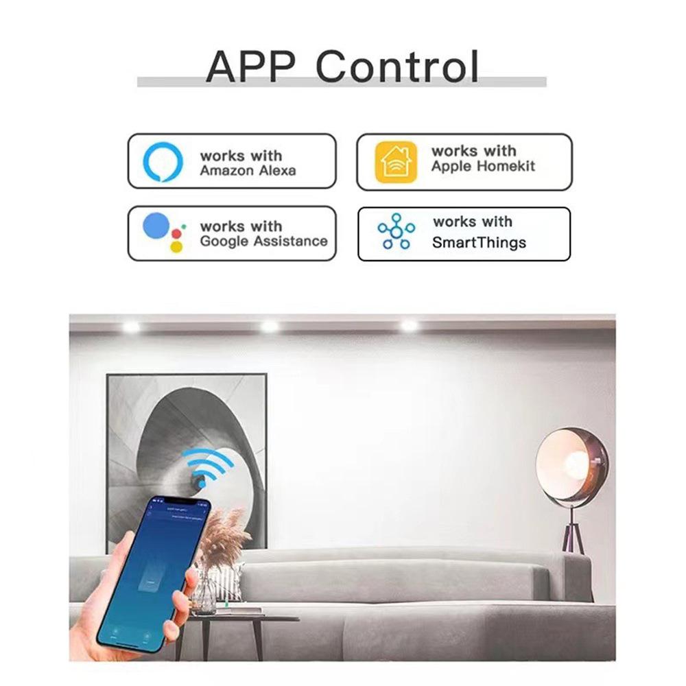 Smart Touch Switch with Alexa, HomeKit & Google Support - US Standard, Multi-Platform Voice Control