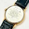 SEIKO AVENUE New Engraved [Excellent Condition/ New Battery] Ladies' Watch, Gold, 1F21-0G10 450195, Strap