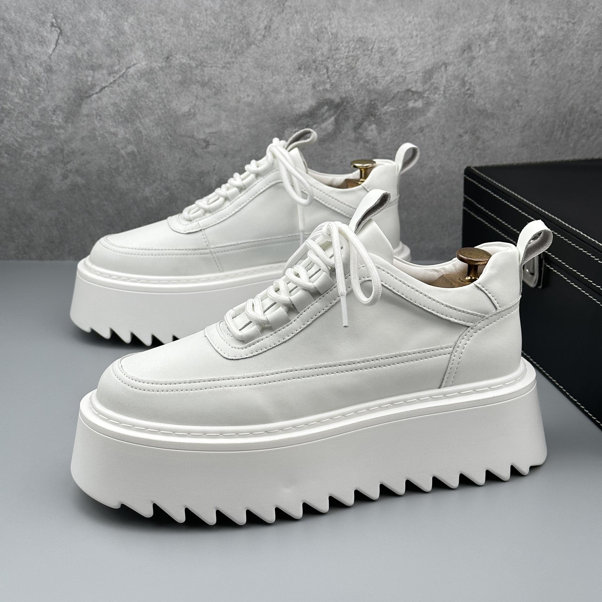 Thick-soled autumn new niche heightening shoes casual muffin board shoes 39