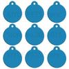 Wholesale 20pcs Round Shape Charm Pet Tags DIY Tags Pet Shop Tags Pet Dog Cat Tag Id Aluminum Phone Telephone Supplies Alloy