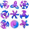 Kreativer Drachenflügel Hand Spinner Geräuscharm Hohe Geschwindigkeit Fingerspitzen Kreisel Anti-Angst Anti-Stress Geburtstagsgeschenk