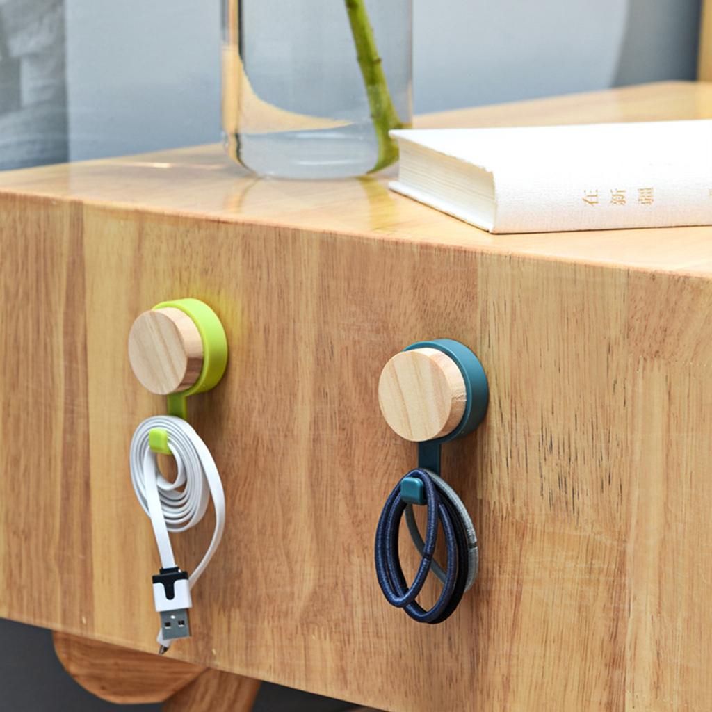 Hat Scarf Storage Organizer Wood Key Holder Strong Key Ring Rack Phone Hooks Clerk Housekeeper Decorative Wall Mounted Hangers