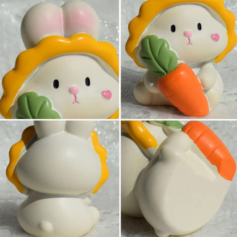 Cartoon Rabbit Chocolate Silicones Molds Cute Rabbit Fondant Decors Molds for DIY Decoration Making Soap Candle