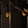 Solar Lanterns Hanging Solar Lights Outdoor with Handle Metal Waterproof Decorative Solar Garden Lights for Patio Porch Pathway