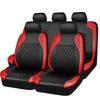 Four Seasons Universal Diamond Quilted Faux Leather Car Seat Cover