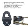 High Strength 10Ton Snatch Pulley Block Nylon Roller for 17MM Max Rope Diameter