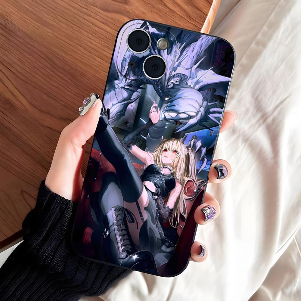 

Misa Death Note Phone Case For IPhone 17 Pro Max 16 15 14 Pro Max 13 11 X Xs Xr 8 7Plus Silicone Cover iPhone 16 Plus