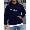 Everyday Versatile Simple Men's Printed Hoodie Fashion Hoodies Sweatshirts Men’s