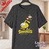 Snorks Cute Character Printed Short Sleeve Tee High Quality Cotton Casual Tshirt Retro 80s Cartoon Loose Tops Fashion Streetwear