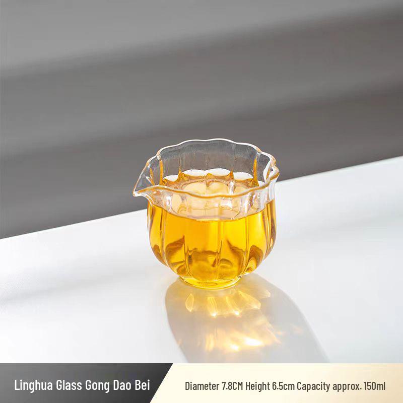 Lotus High Borosilicate Gongfu Tea Set 150ml