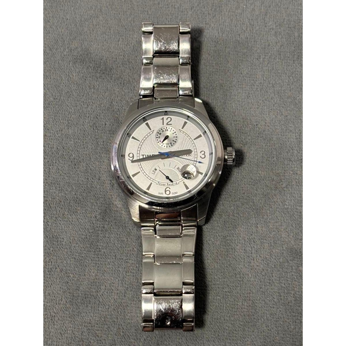 Used Rare Good Condition Working TIMEX Power Reserve Automatic Automatic Watch Automatic Winding