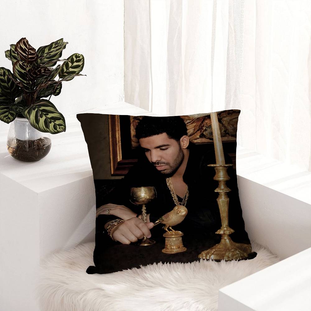 Rapper D-Drake Pillow Cover For Bedroom Room And Living Room Sofa Decorative Cushion Cover