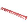 23.85in Exhaust Pipe Heat    ive Cover Anti Scald Leg  or   for Motorcycle(Red )