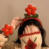 1 Stück Kreative Lamm Plüsch Blume Haarreifen für Mädchen Frau Niedliche Koreanische Kopfbedeckung Kopfreif Haarreifen Haar Accessoires Ornamente