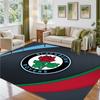 Blackburn Rovers Football Design Crystal Velvet Rug Soft Decorative Mat for Bedroom Entrance